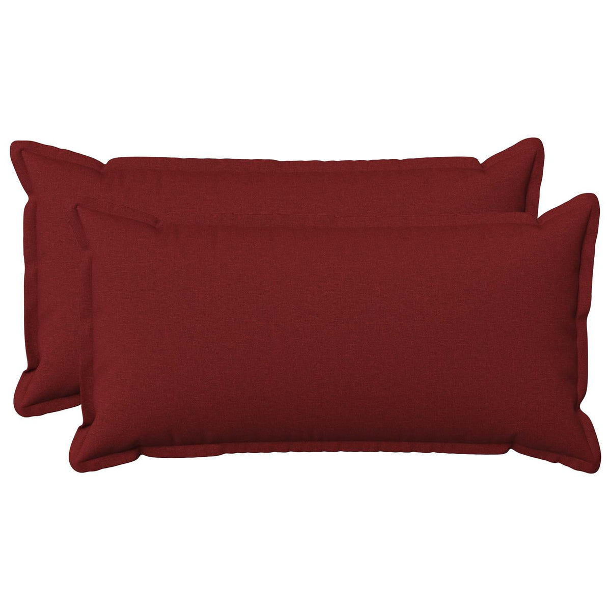 Kussen met kussen HOUTEN 2 st Wijnrood Faux Linnen is nu te koop bij PeponiXL, paradijselijk wonen!