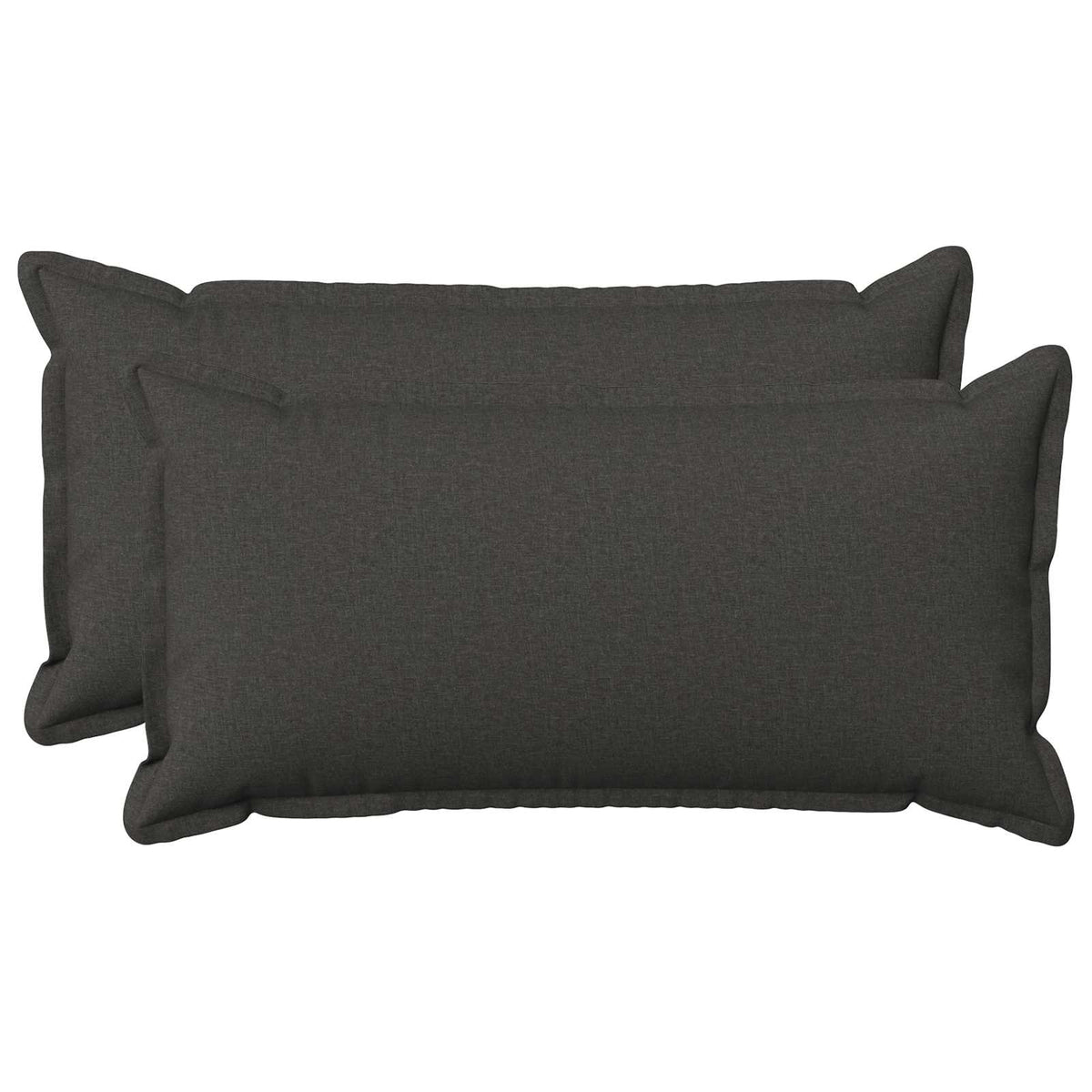 Kussen met kussen HOUTEN 2 st Donkergrijs Faux Linnen is nu te koop bij PeponiXL, paradijselijk wonen!