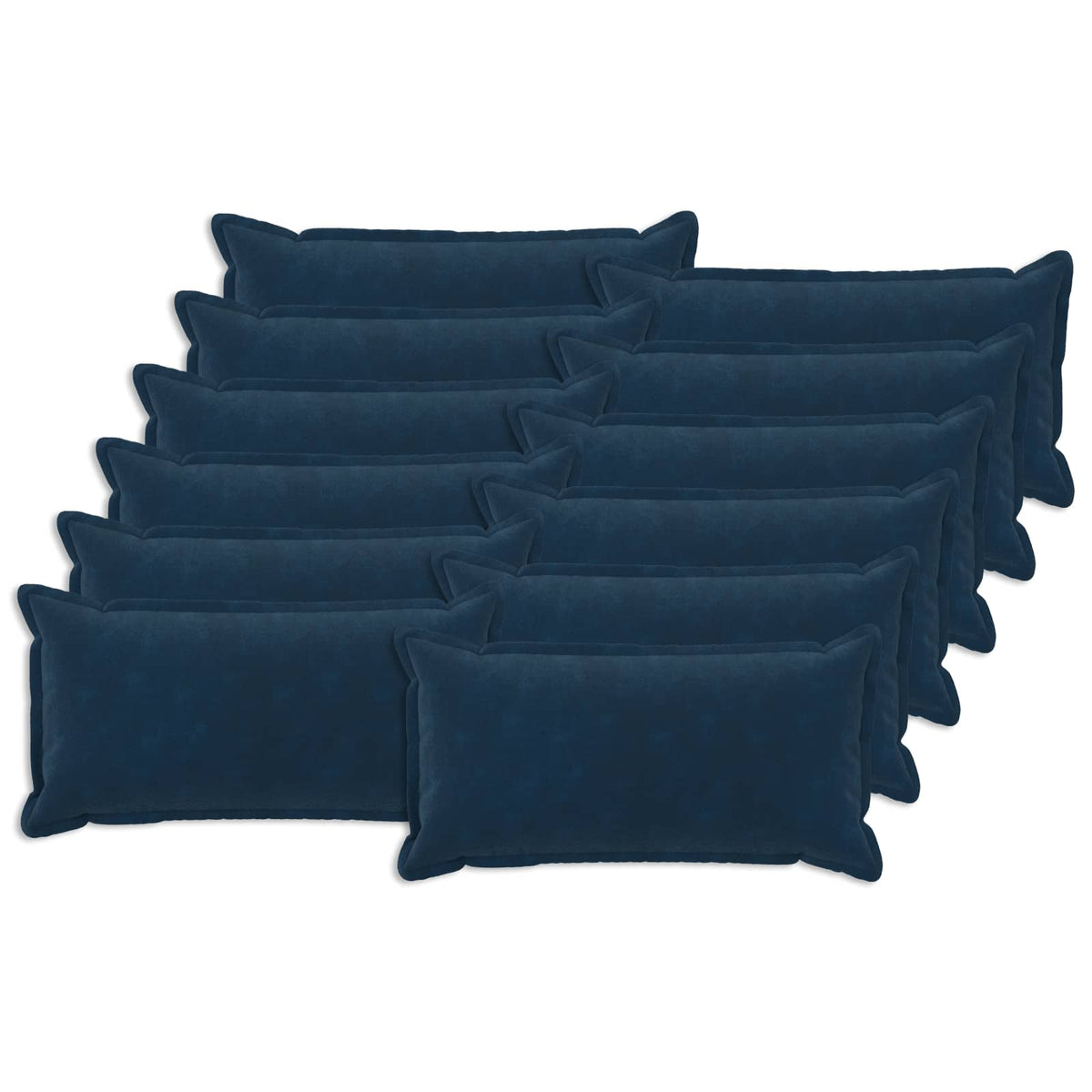 Kussen met kussen HOUTEN 12 st Blauw Microfiber Fleece is nu te koop bij PeponiXL, paradijselijk wonen!