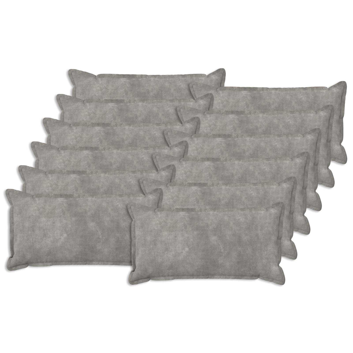 Kussen met kussen HOUTEN 12 st Lichtgrijs Microfiber Fleece is nu te koop bij PeponiXL, paradijselijk wonen!