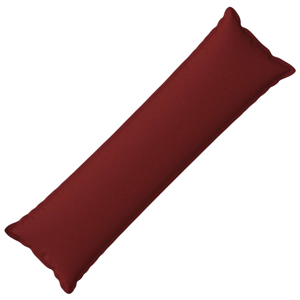 vidaXL Kussen met kussen HOUTEN Wijnrood 40 x 145 cm Faux Linnen