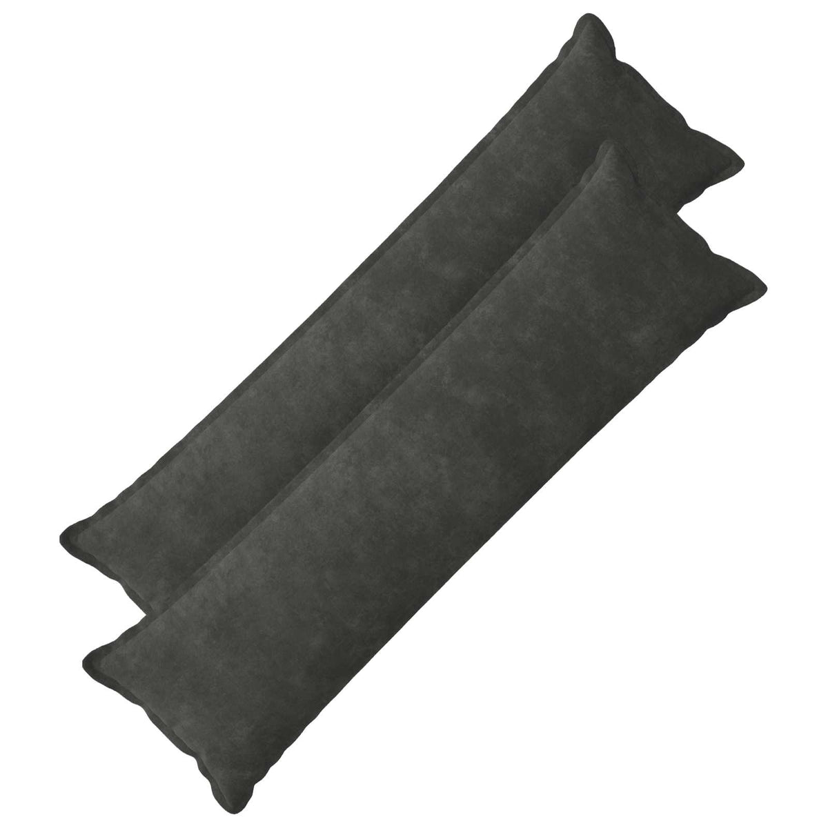 Kussen met kussen HOUTEN 2 st Antraciet Microfiber Fleece is nu te koop bij PeponiXL, paradijselijk wonen!
