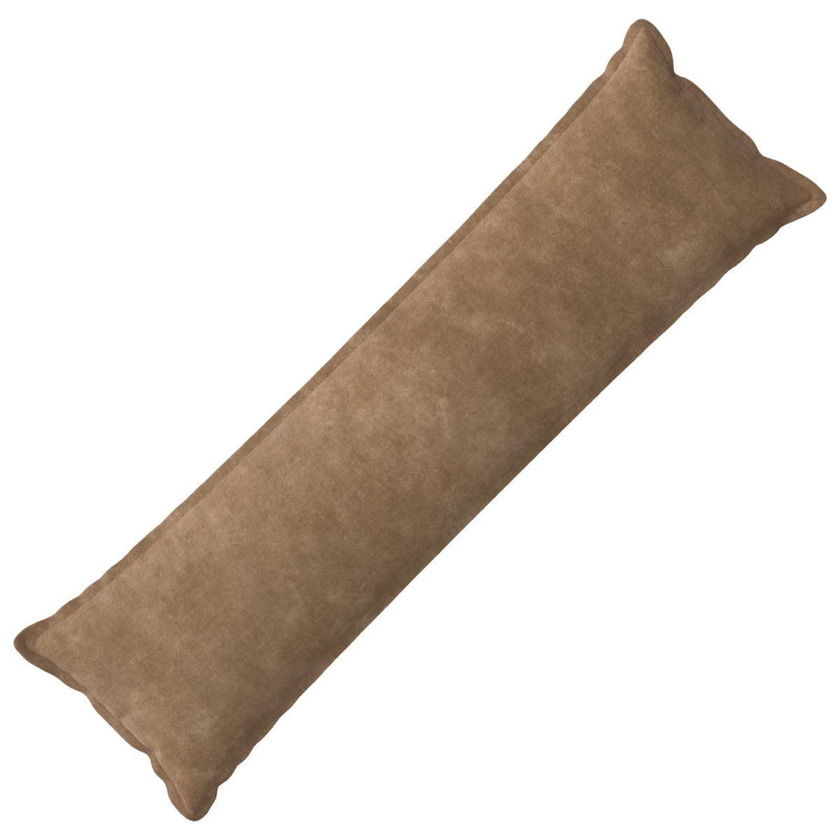vidaXL Kussen met kussen HOUTEN Taupe 40 x 145 cm Microfiber Fleece