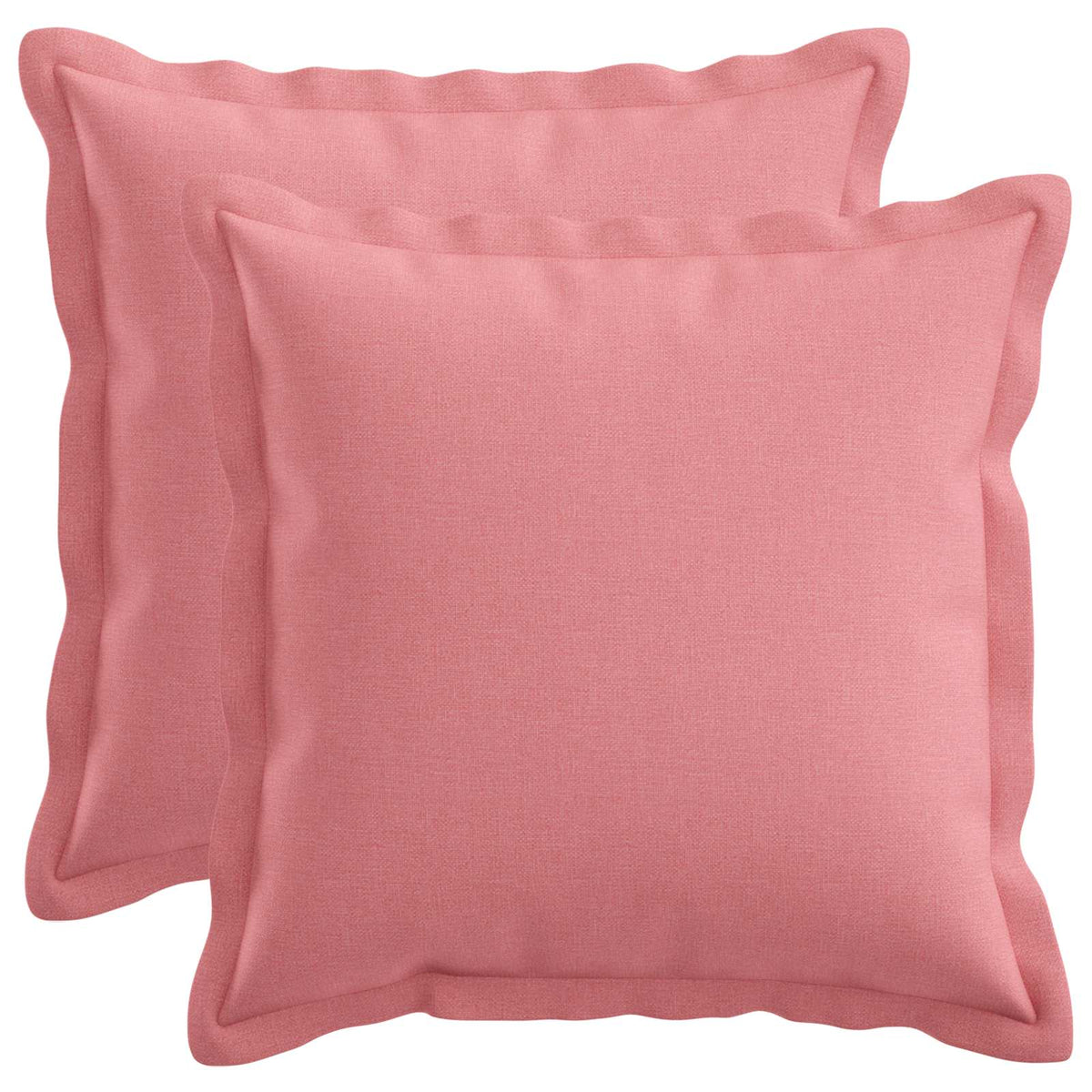 Kussen met kussen HOUTEN 2 st Roze Faux Linnen is nu te koop bij PeponiXL, paradijselijk wonen!