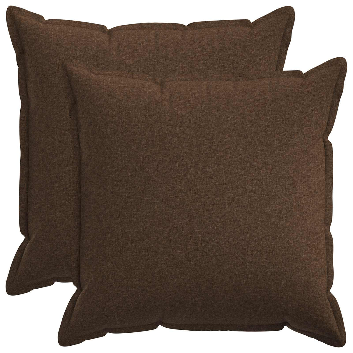 Kussen met kussen HOUTEN 2 st Bruin Faux Linnen is nu te koop bij PeponiXL, paradijselijk wonen!