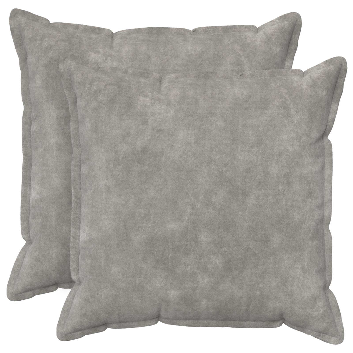Plaid kussen 2 st HOUTEN Lichtgrijs 55 x 55 cm is nu te koop bij PeponiXL, paradijselijk wonen!