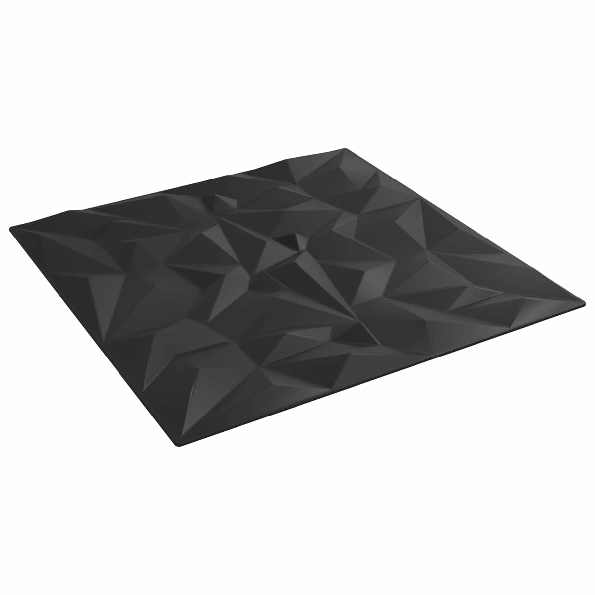 Wandpanelen 12 pcs Zwart 50 x 50 cm XPS Schuim is nu te koop bij PeponiXL, paradijselijk wonen!