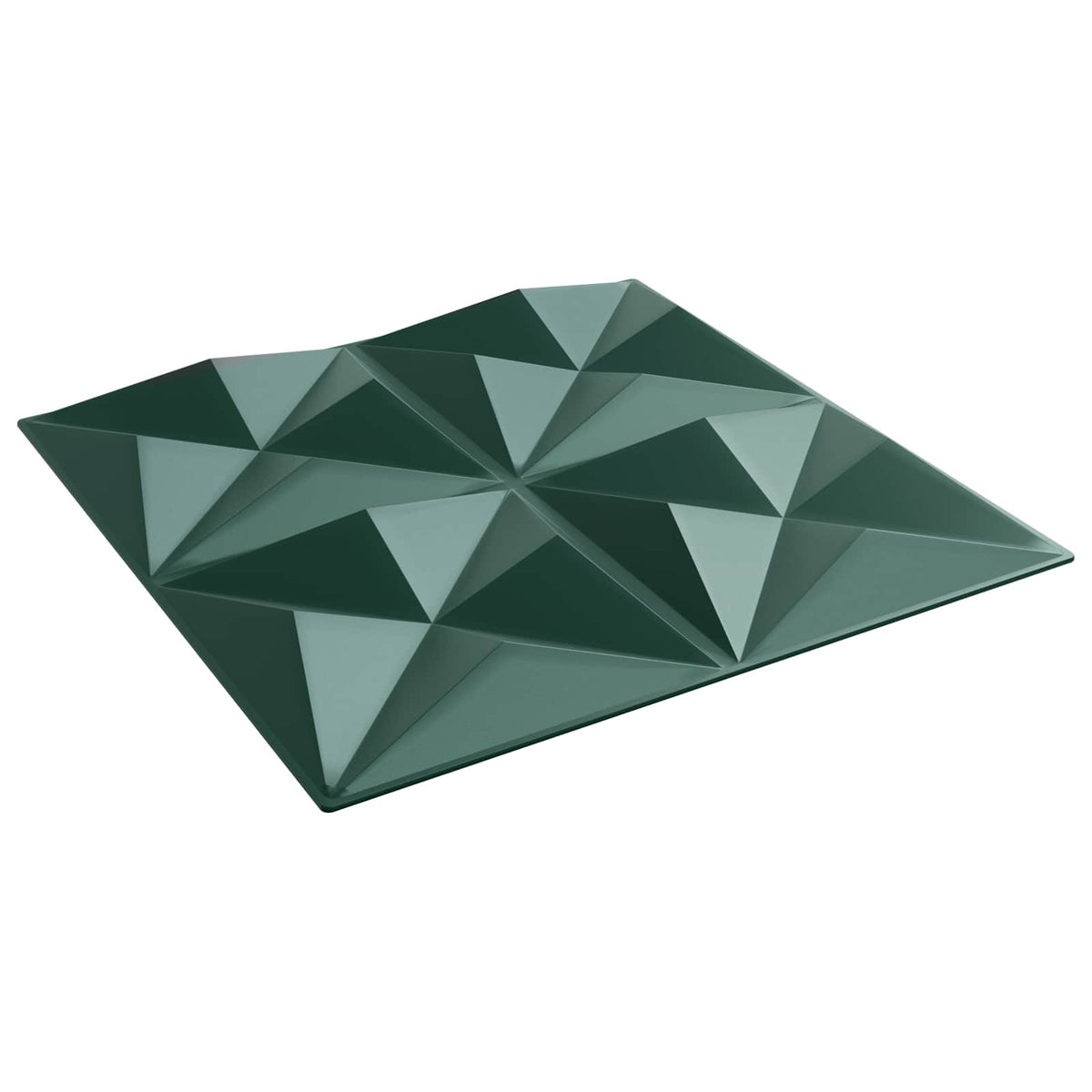 Wandpanelen 12 pcs Origami Groen 50 x 50 cm XPS Schuim is nu te koop bij PeponiXL, paradijselijk wonen!