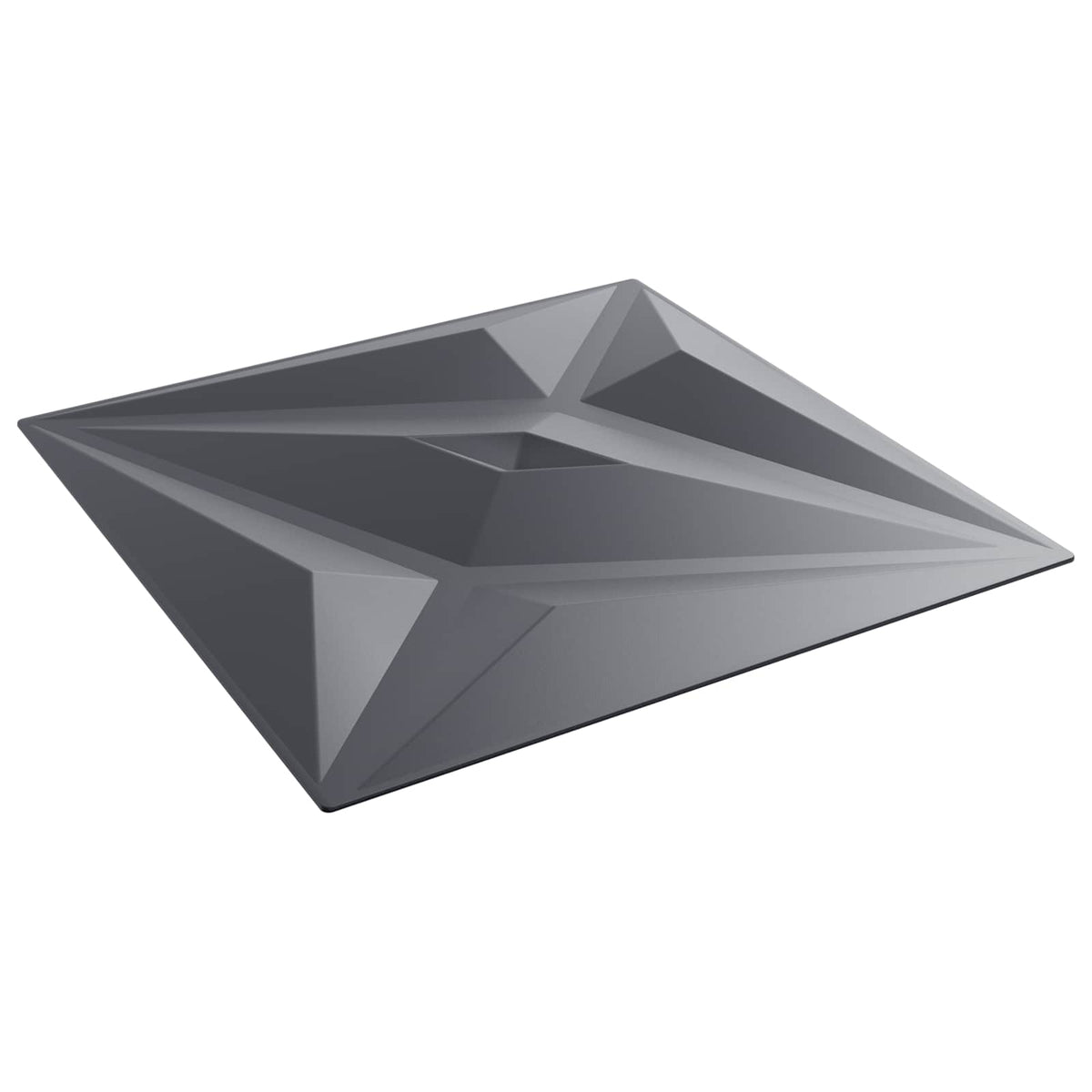 Wandpanelen Ster 48 pcs Ster Grijs 50 x 50 cm XPS Schuim is nu te koop bij PeponiXL, paradijselijk wonen!