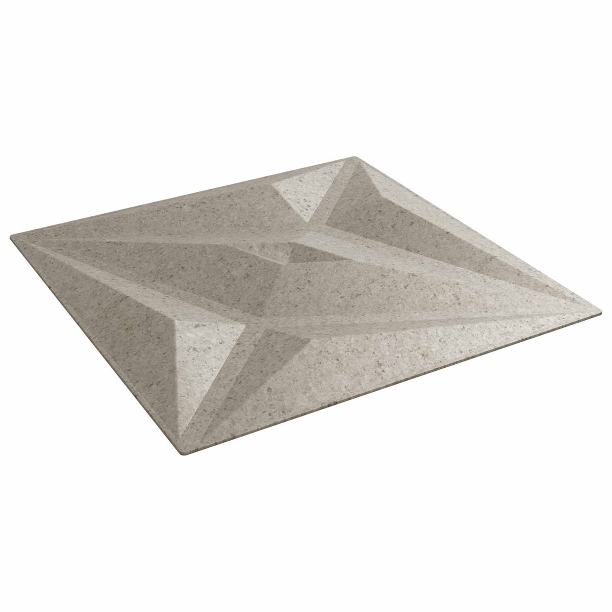 Wandpanelen Ster 24 pcs Ster Beton 50 x 50 cm XPS Schuim is nu te koop bij PeponiXL, paradijselijk wonen!