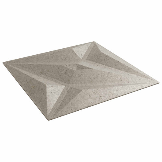 Wandpanelen Ster 48 pcs Ster Beton 50 x 50 cm XPS Schuim is nu te koop bij PeponiXL, paradijselijk wonen!