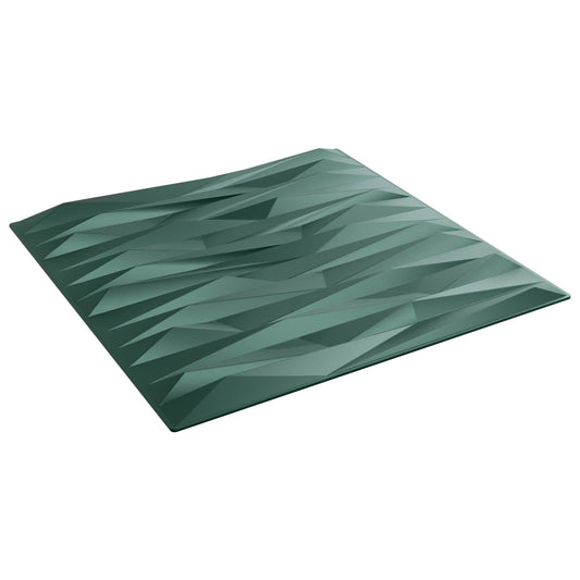 Wandpanelen 24 pcs Steen Groen 50 x 50 cm XPS Schuim is nu te koop bij PeponiXL, paradijselijk wonen!