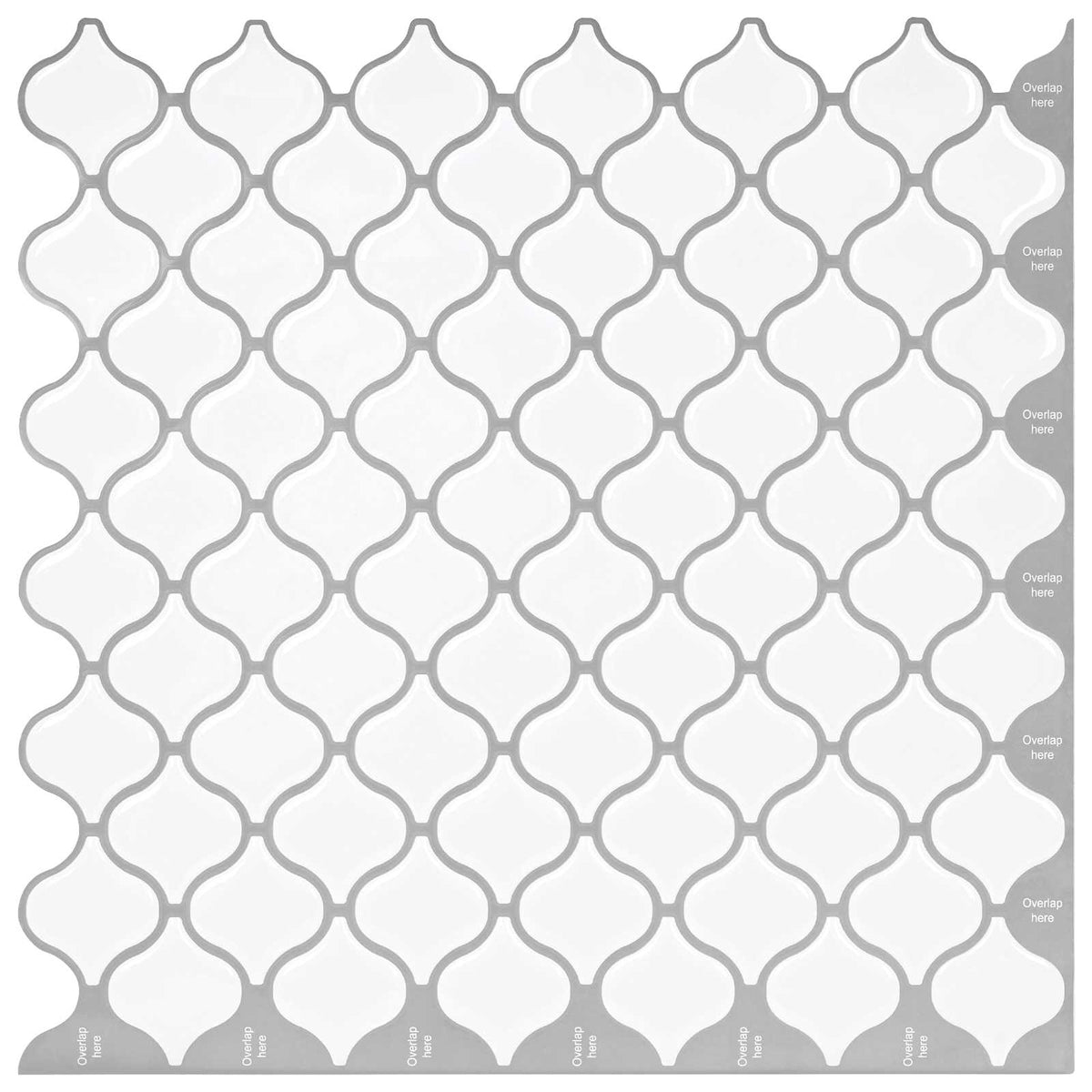 Lanturn Tegel 10 pcs Wit 27 x 27 cm Polyurethaan en PET is nu te koop bij PeponiXL, paradijselijk wonen!