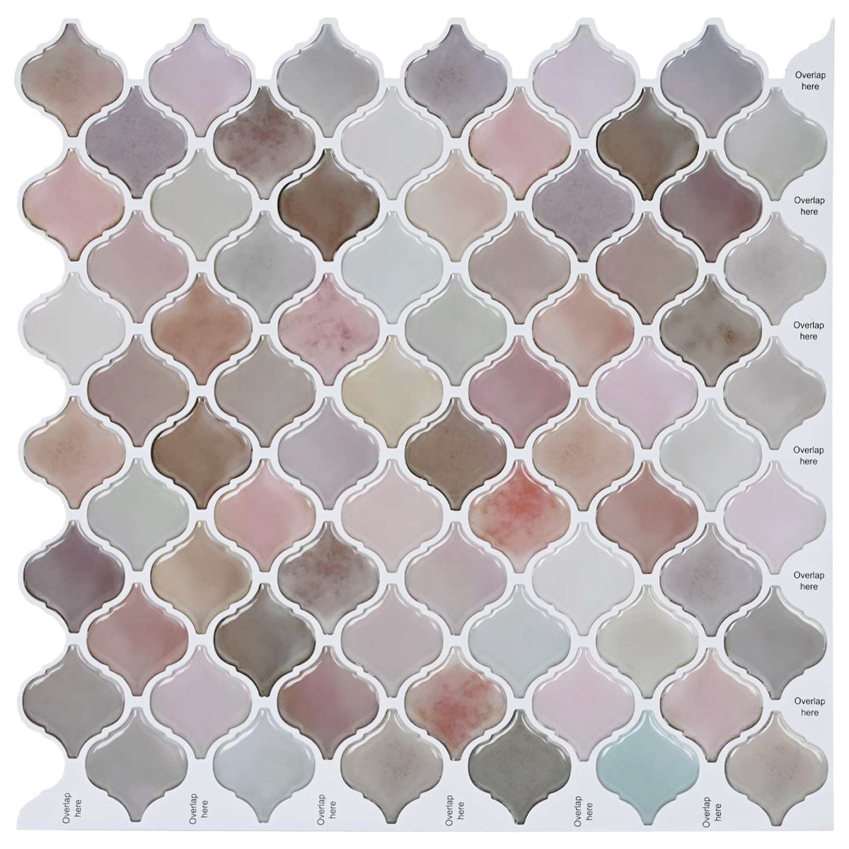 Lanturn Tegel 50 pcs Beige 27 x 27 cm Polyurethaan en PET is nu te koop bij PeponiXL, paradijselijk wonen!