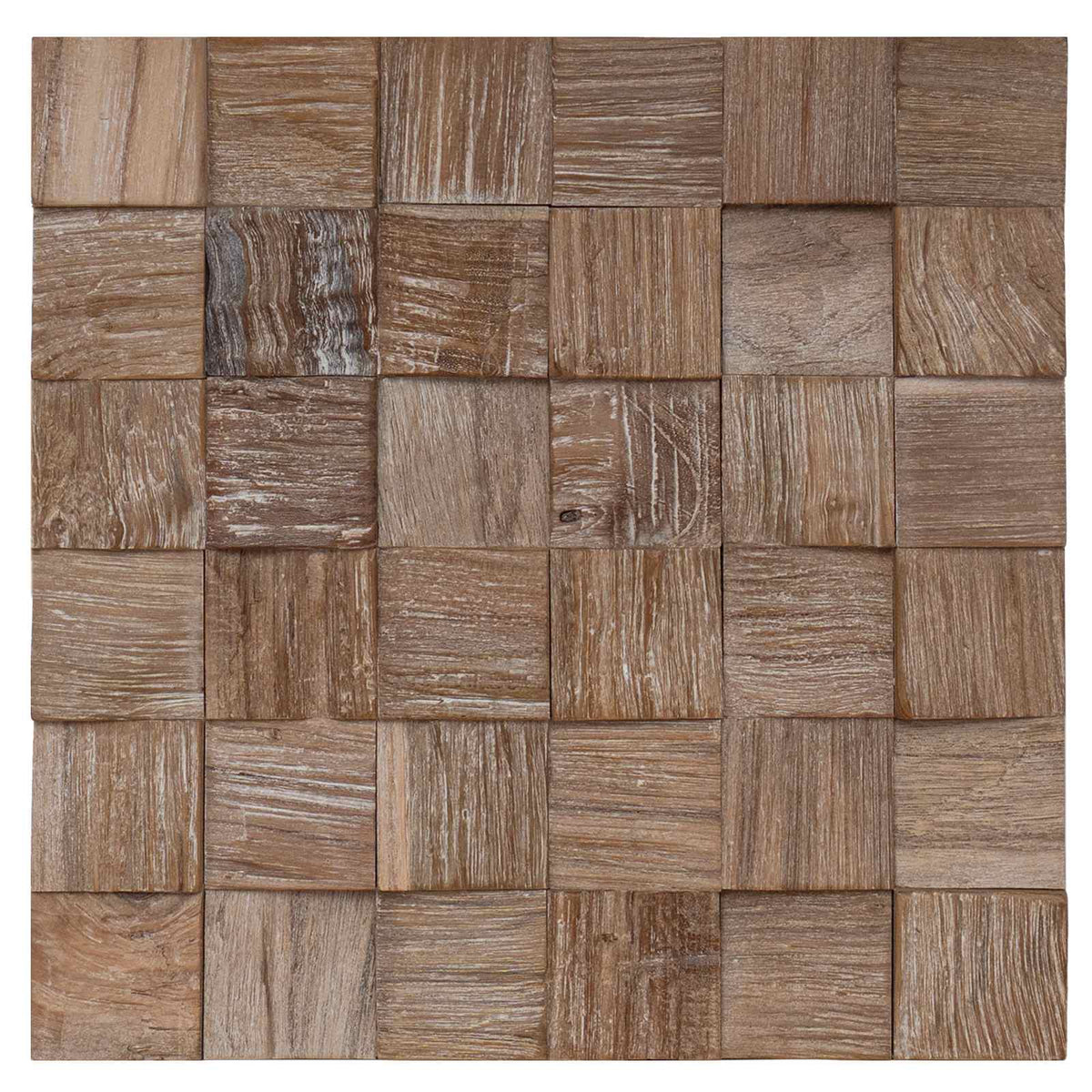 Wandpaneel 11 st Naturel 30 x 30 x 2 cm is nu te koop bij PeponiXL, paradijselijk wonen!