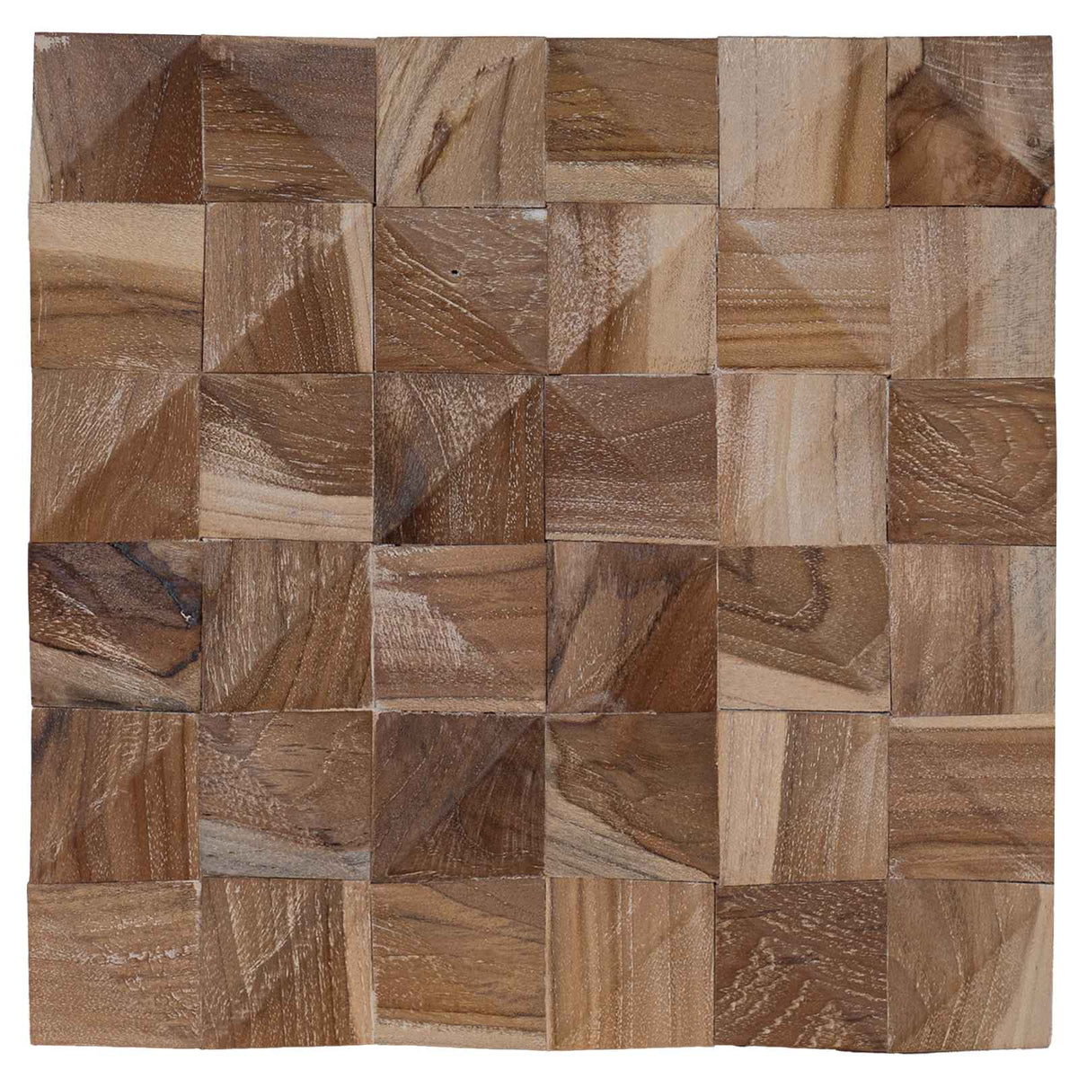 Wandpaneel 11 st Naturel 30 x 30 x 2 cm is nu te koop bij PeponiXL, paradijselijk wonen!