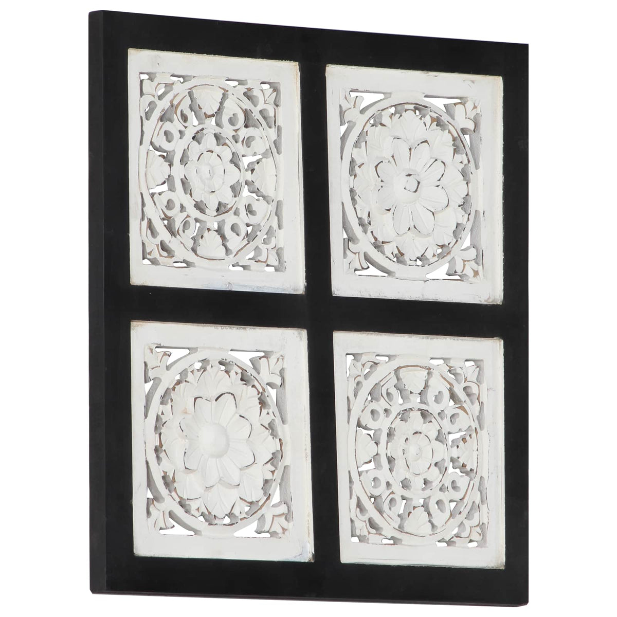 Kunst Decoratie Zwart en Wit 40 x 40 x 1,5 cm is nu te koop bij PeponiXL, paradijselijk wonen!
