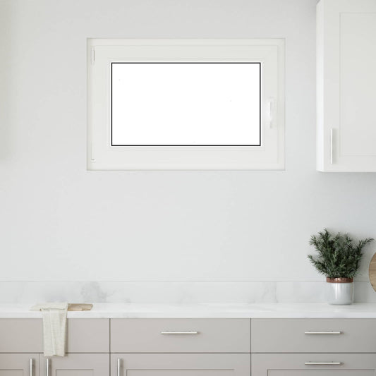 Kelderraam RISOR 90 x 60 cm PVC en glas Wit is nu te koop bij PeponiXL, paradijselijk wonen!