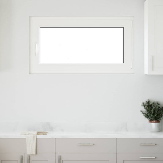 Kelderraam RISOR 110 x 50 cm PVC en glas Wit is nu te koop bij PeponiXL, paradijselijk wonen!