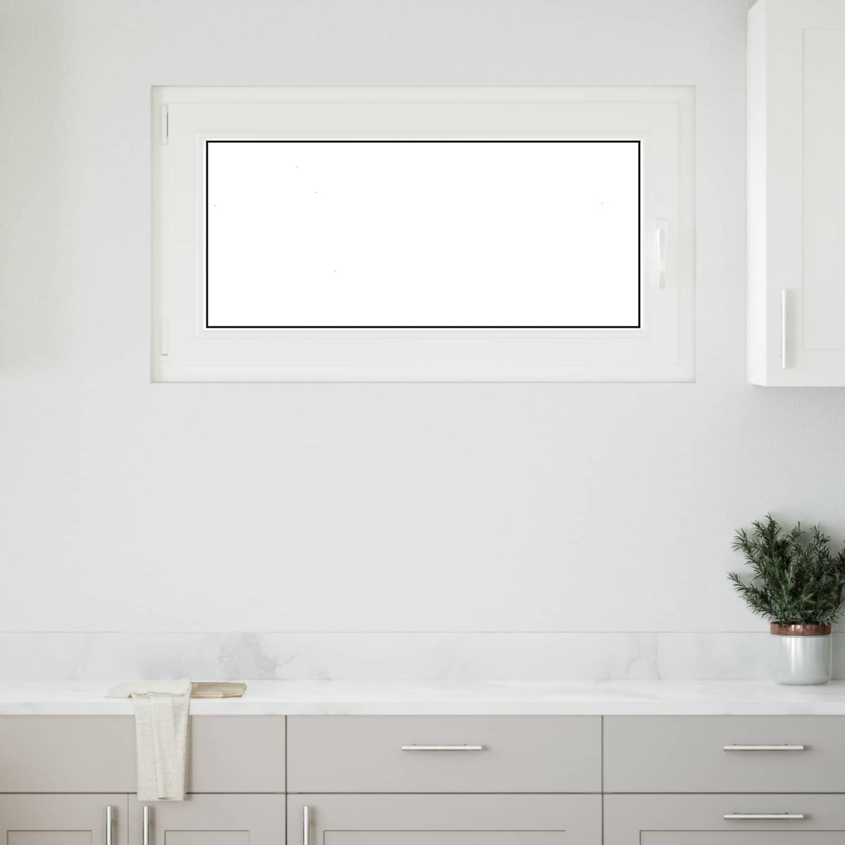 Kelderraam RISOR 110 x 60 cm PVC en glas Antracietkleurig is nu te koop bij PeponiXL, paradijselijk wonen!