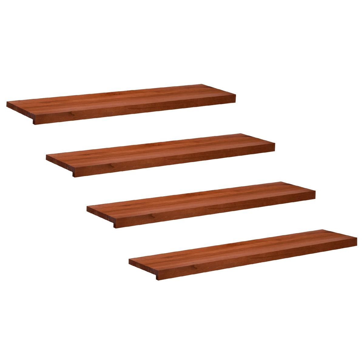 Trapmatten 4 st Bruin 110 x 25 x 2 cm Massief beukenhout is nu te koop bij PeponiXL, paradijselijk wonen!
