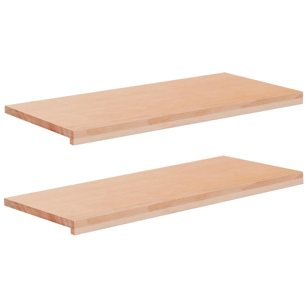 Raamkozijnen 2 st Naturel 100 x 40 x 2 cm Massief beukenhout is nu te koop bij PeponiXL, paradijselijk wonen!