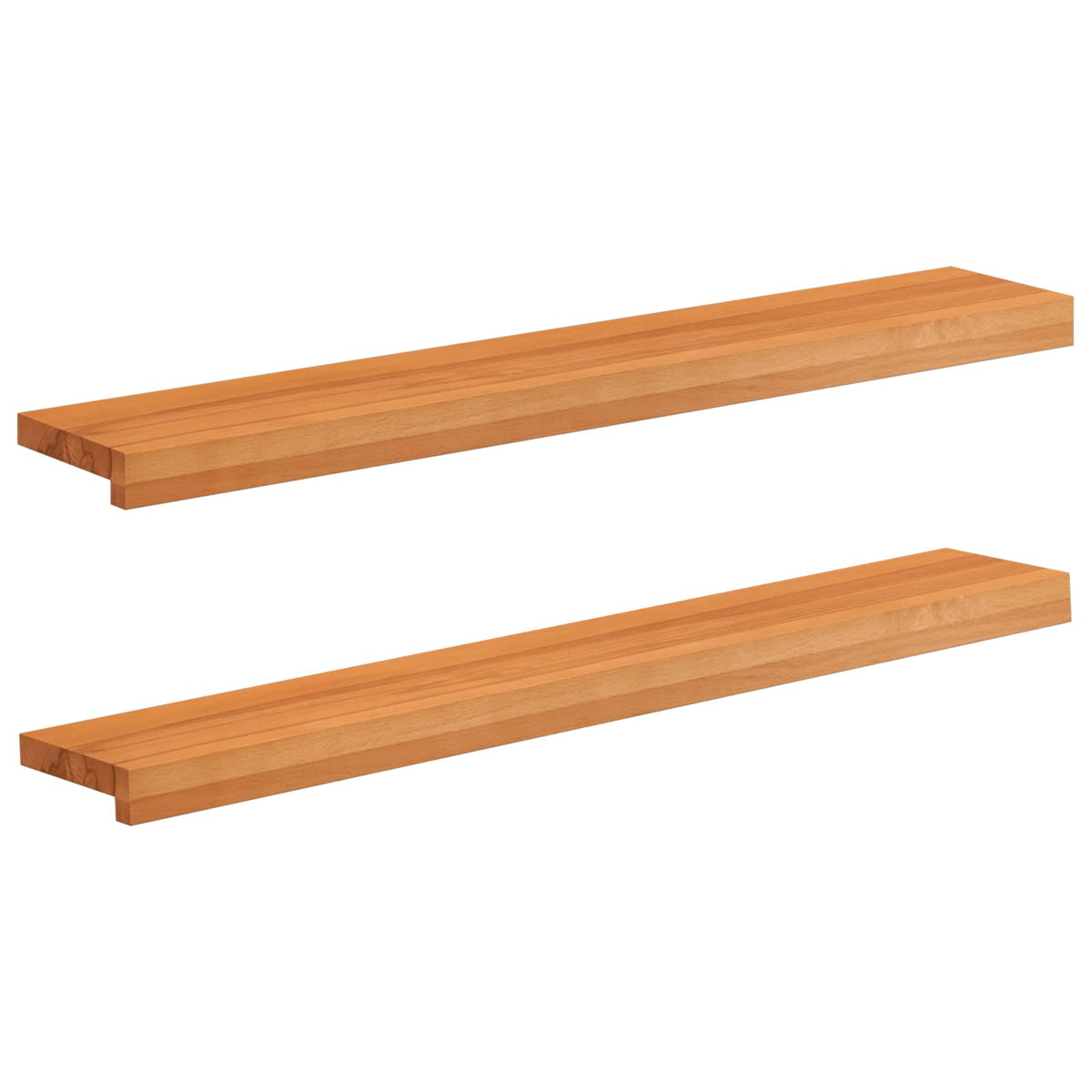 Raamkozijnen 2 st Licht Bruin 90 x 15 x 2 cm Massief beukenhout is nu te koop bij PeponiXL, paradijselijk wonen!