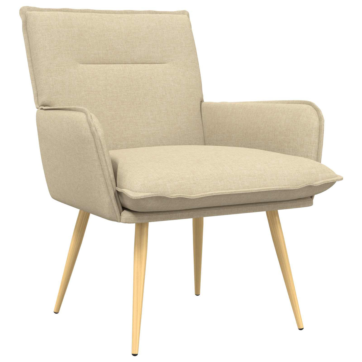 Fauteuil Crèmekleurig Stof is nu te koop bij PeponiXL, paradijselijk wonen!