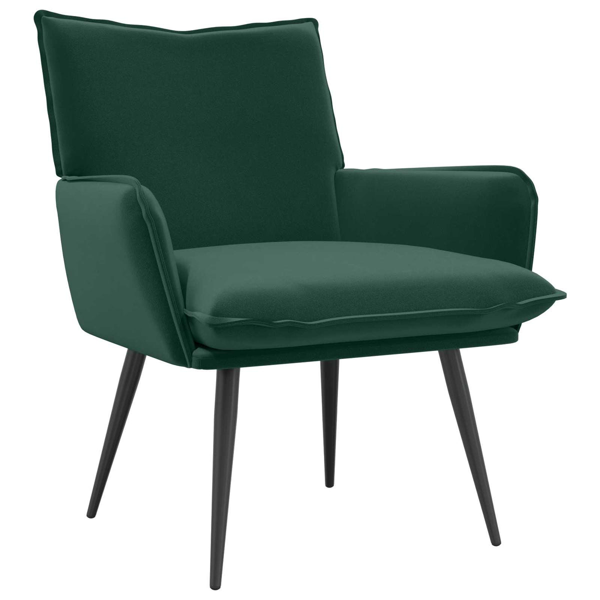 vidaXL Fauteuil Donkergroen fluweel
