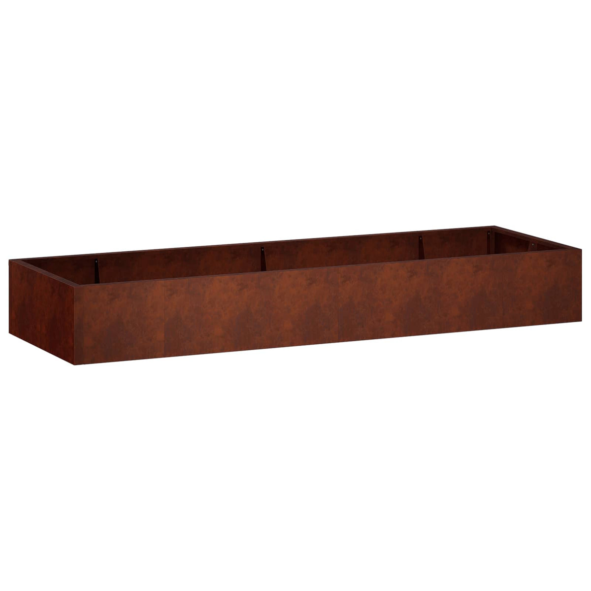 vidaXL Retentiewall 8 st 300 x 100 x 40 cm weervast staal Roestkleurig