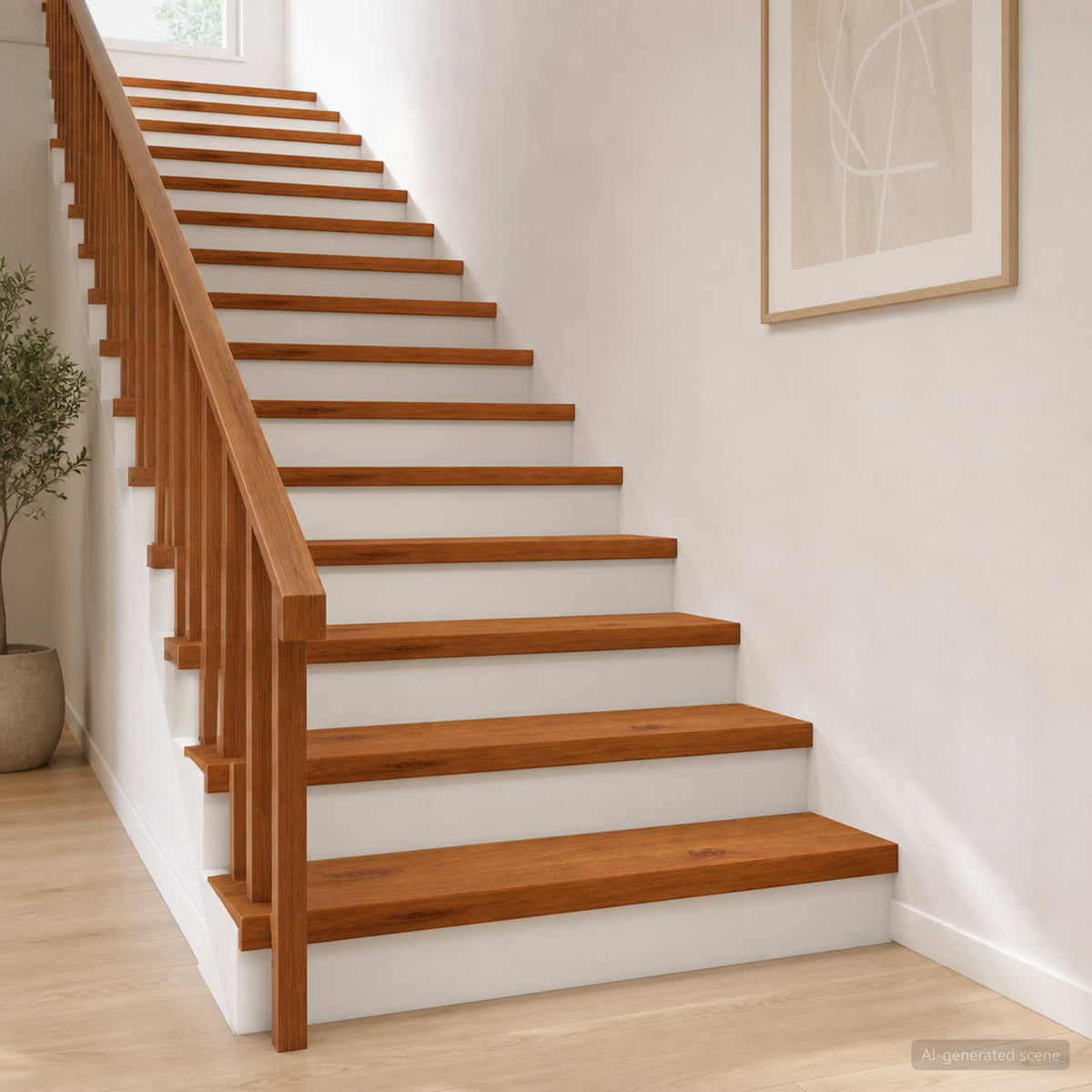 Trap Tread 2 st 90 x 25 x 2 cm Bruin Massief Eikenhout is nu te koop bij PeponiXL, paradijselijk wonen!