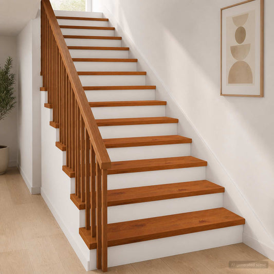 Trap Tread 12 st 70 x 25 x 2 cm Bruin Massief Eikenhout is nu te koop bij PeponiXL, paradijselijk wonen!