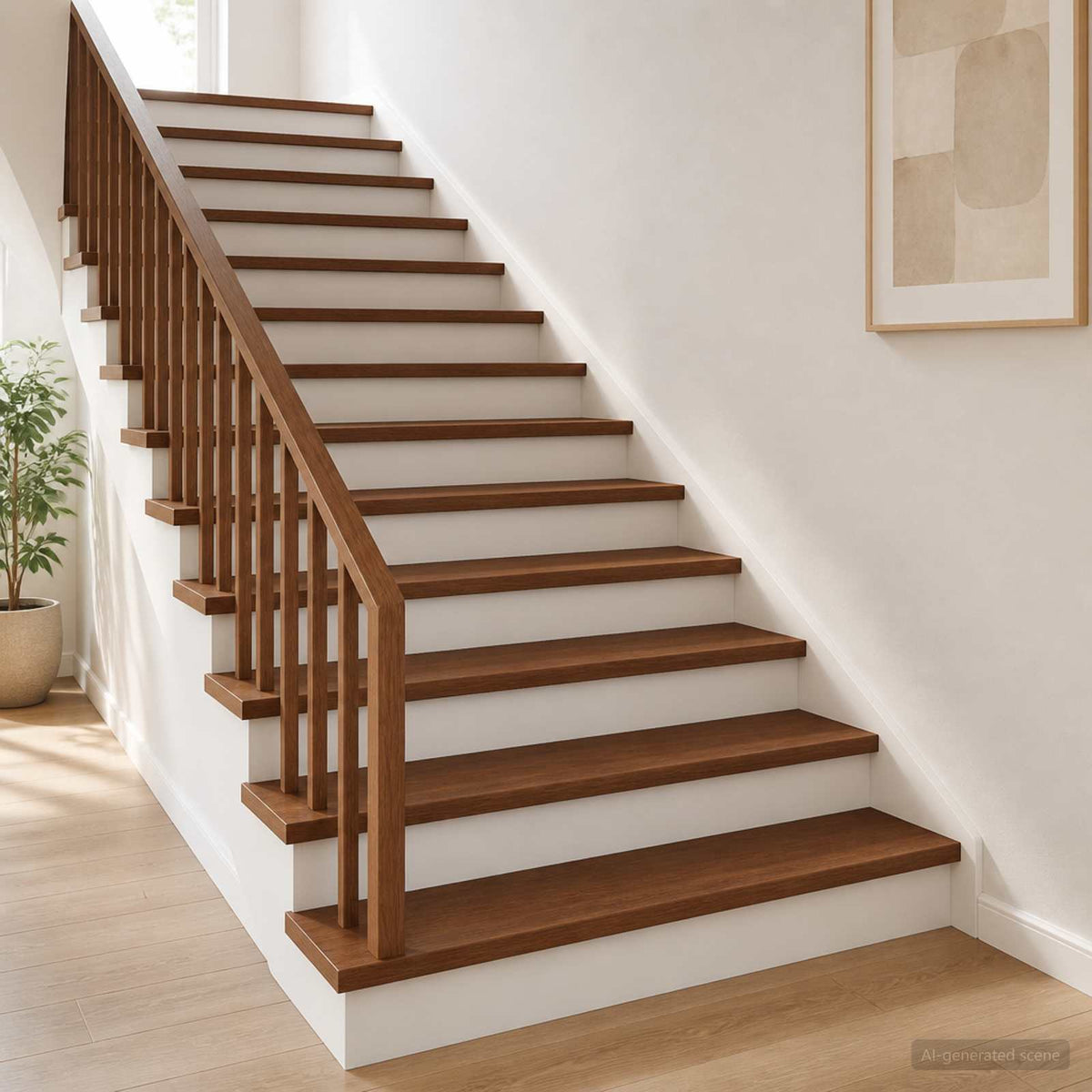 Trap Tread 12 st 120 x 30 x 2 cm Donkerbruin Massief Eikenhout is nu te koop bij PeponiXL, paradijselijk wonen!