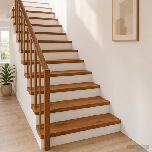 Trap Tread 20 st 70 x 25 x 2 cm Bruin Massief Eikenhout is nu te koop bij PeponiXL, paradijselijk wonen!