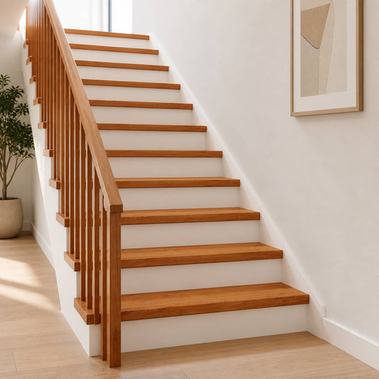 Trap Tread 20 st 110 x 30 x 2 cm Bruin Massief Eikenhout is nu te koop bij PeponiXL, paradijselijk wonen!