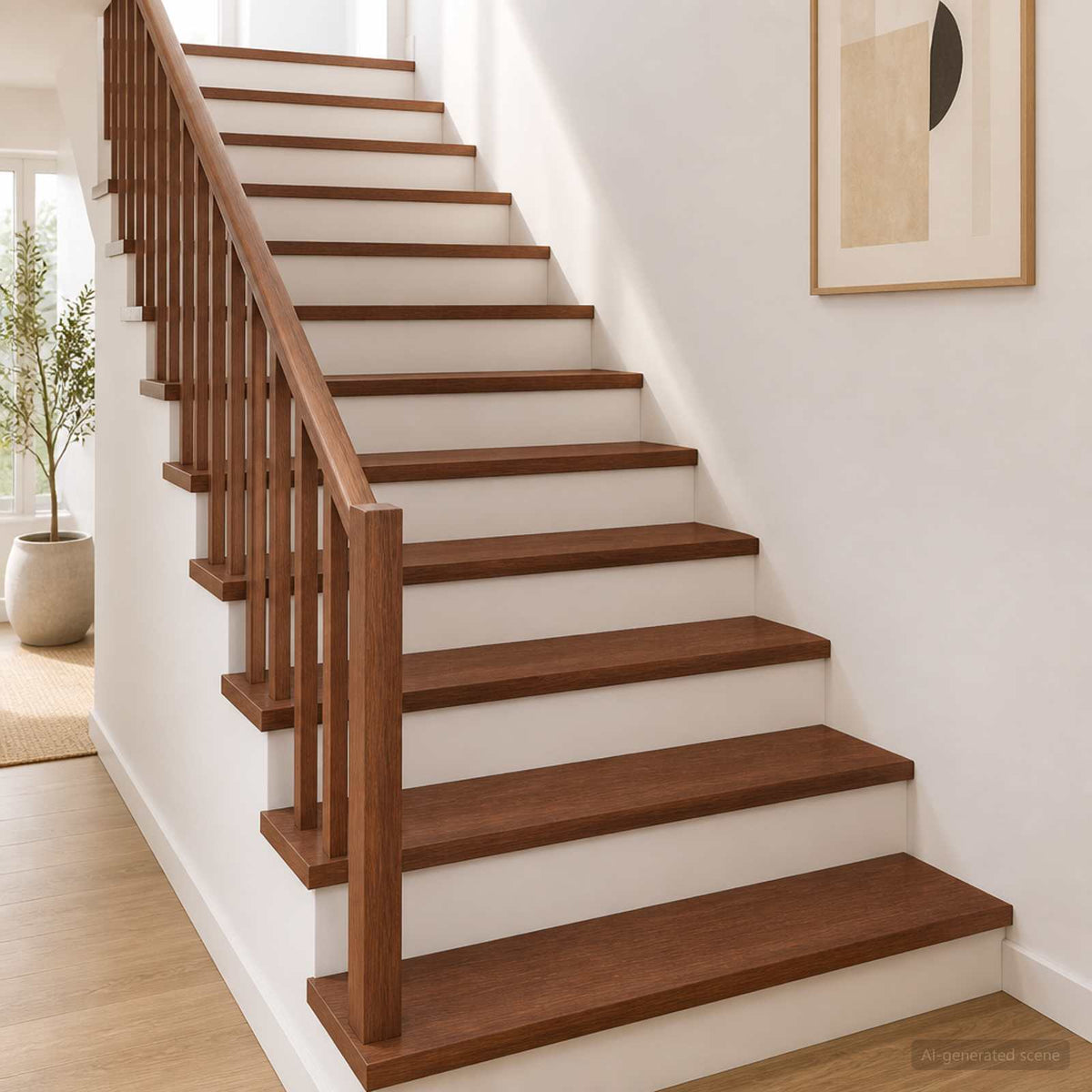 Trap Tread 20 st 100 x 30 x 2 cm Donkerbruin Massief Eikenhout is nu te koop bij PeponiXL, paradijselijk wonen!