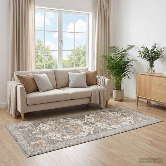 Vloerkleed ORIZ Bruin 80 x 200 cm 100% polyester is nu te koop bij PeponiXL, paradijselijk wonen!