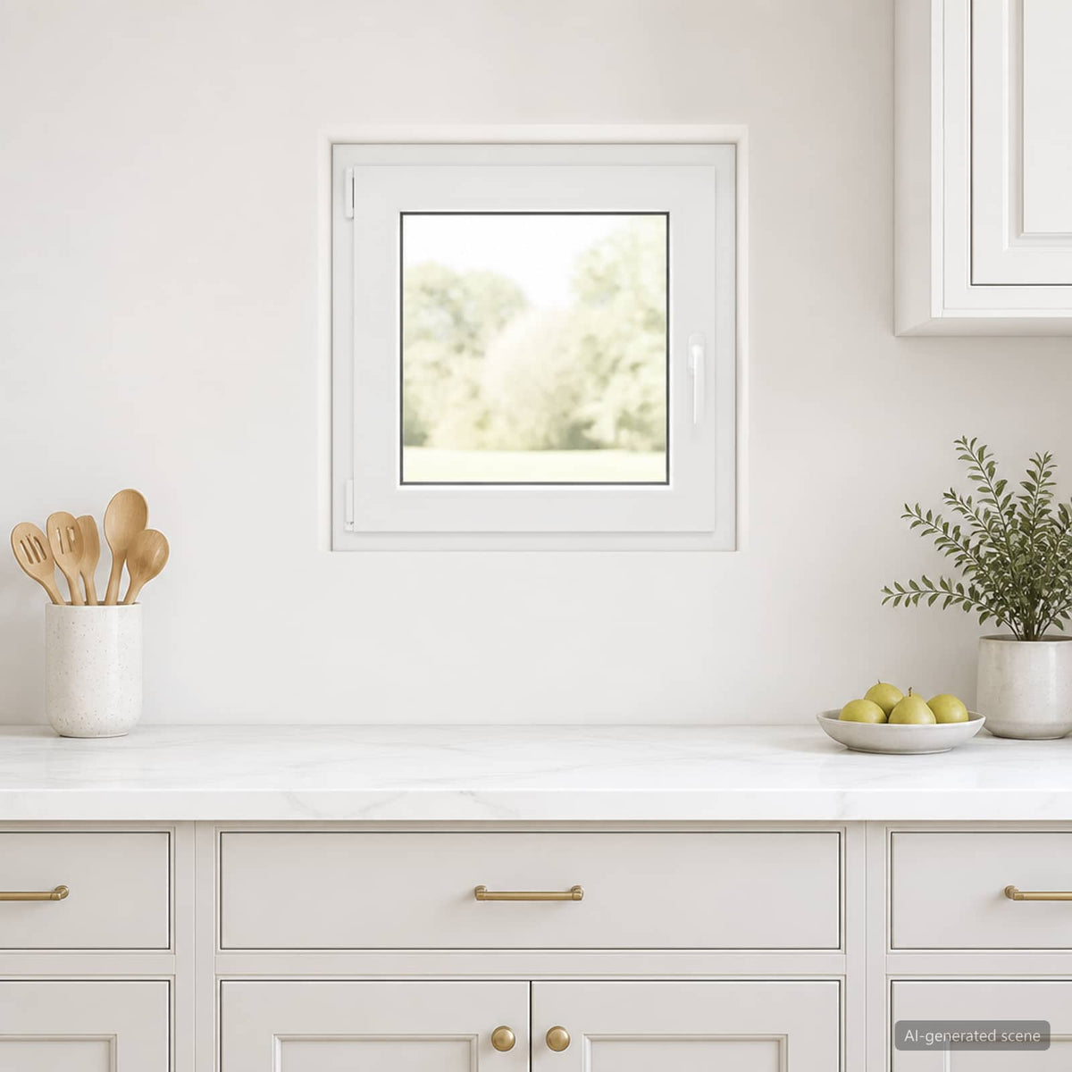 Kleur binnenkant kelderraam Wit RISOR 55 x 50 cm is nu te koop bij PeponiXL, paradijselijk wonen!