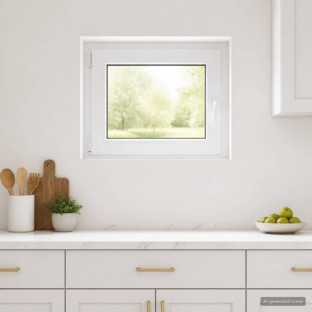 Kleur binnenkant kelderraam Wit RISOR 50 x 55 cm is nu te koop bij PeponiXL, paradijselijk wonen!
