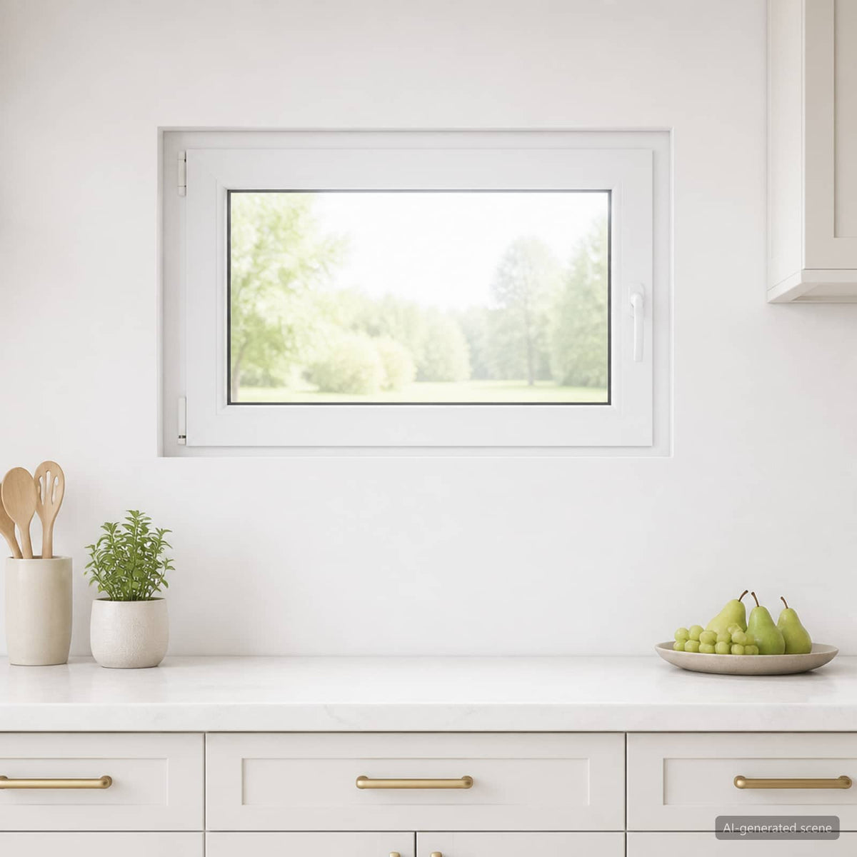 Kleur binnenkant kelderraam Wit RISOR 50 x 55 cm is nu te koop bij PeponiXL, paradijselijk wonen!