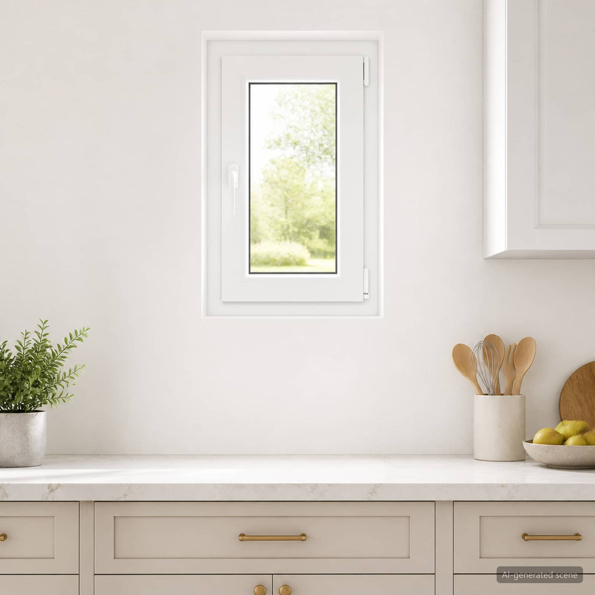 Kleur binnenkant kelderraam Wit RISOR 40 x 70 cm is nu te koop bij PeponiXL, paradijselijk wonen!