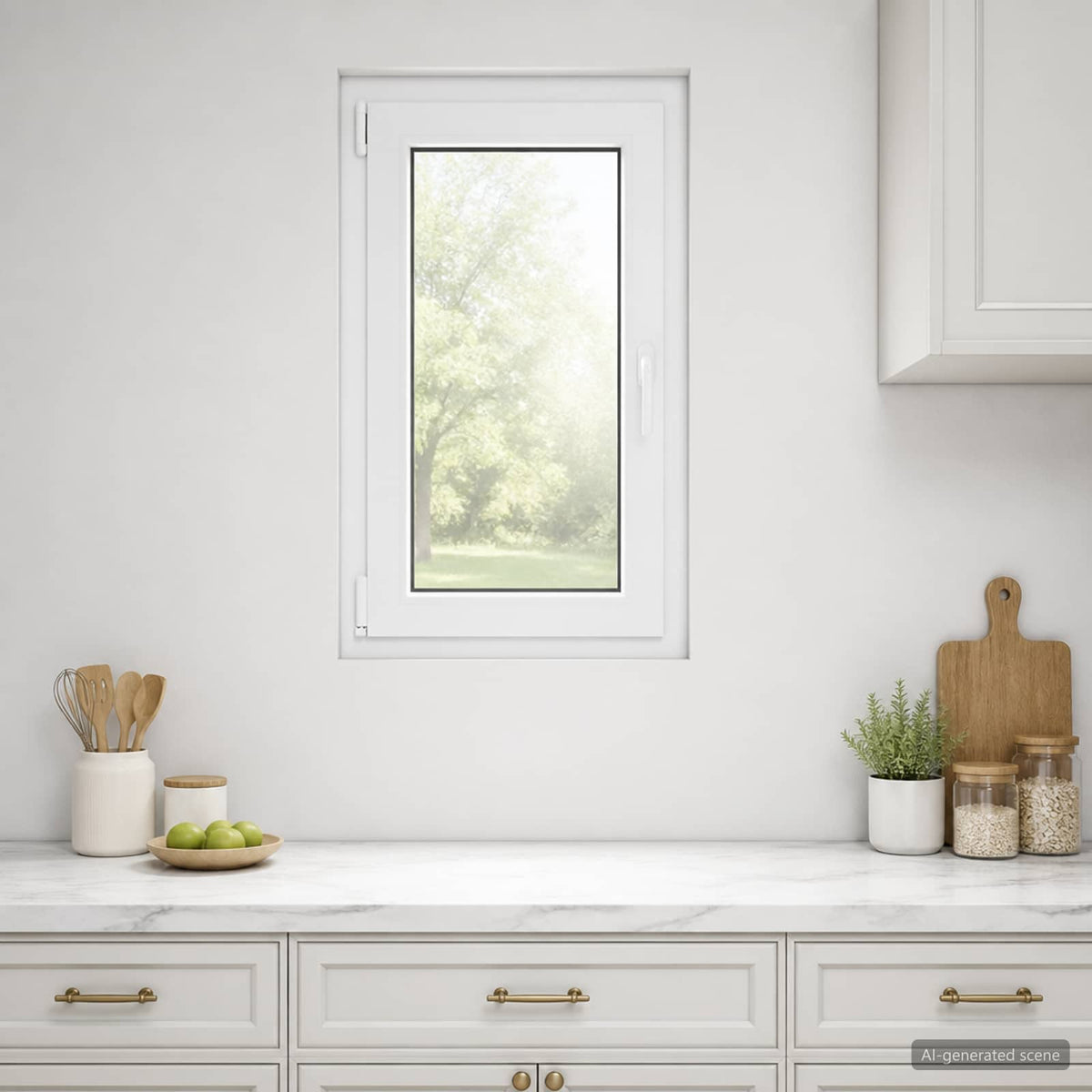 Kleur binnenkant kelderraam Wit RISOR 50 x 100 cm is nu te koop bij PeponiXL, paradijselijk wonen!