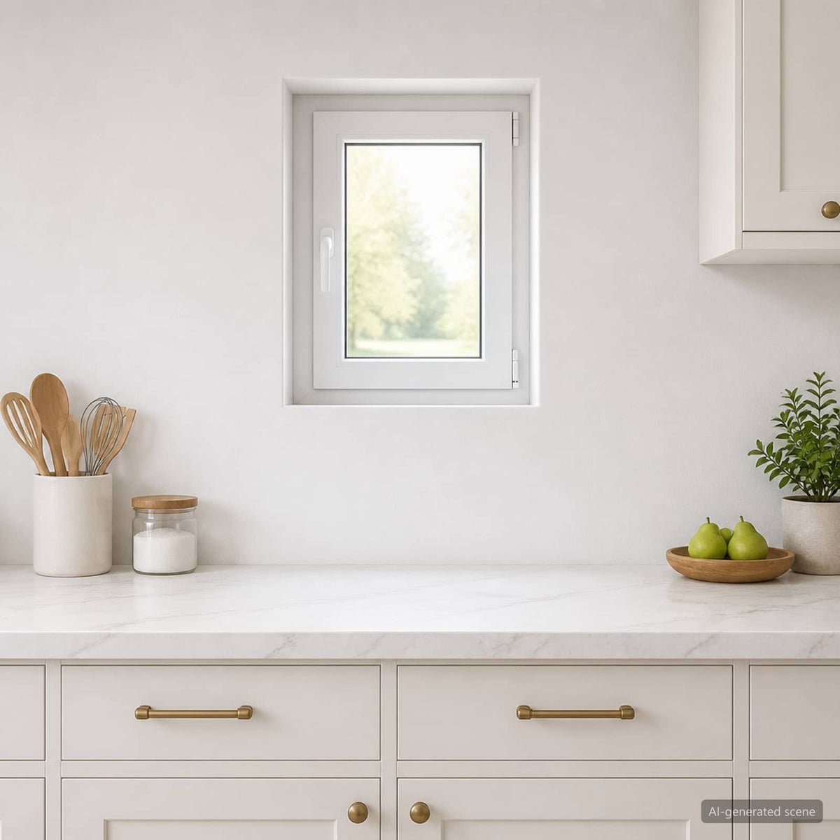 Kleur binnenkant kelderraam Wit RISOR 50 x 55 cm is nu te koop bij PeponiXL, paradijselijk wonen!