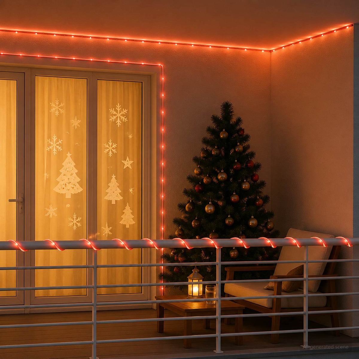 Led-kerstlichtslang 480 LED's Rood en 20 m is nu te koop bij PeponiXL, paradijselijk wonen!