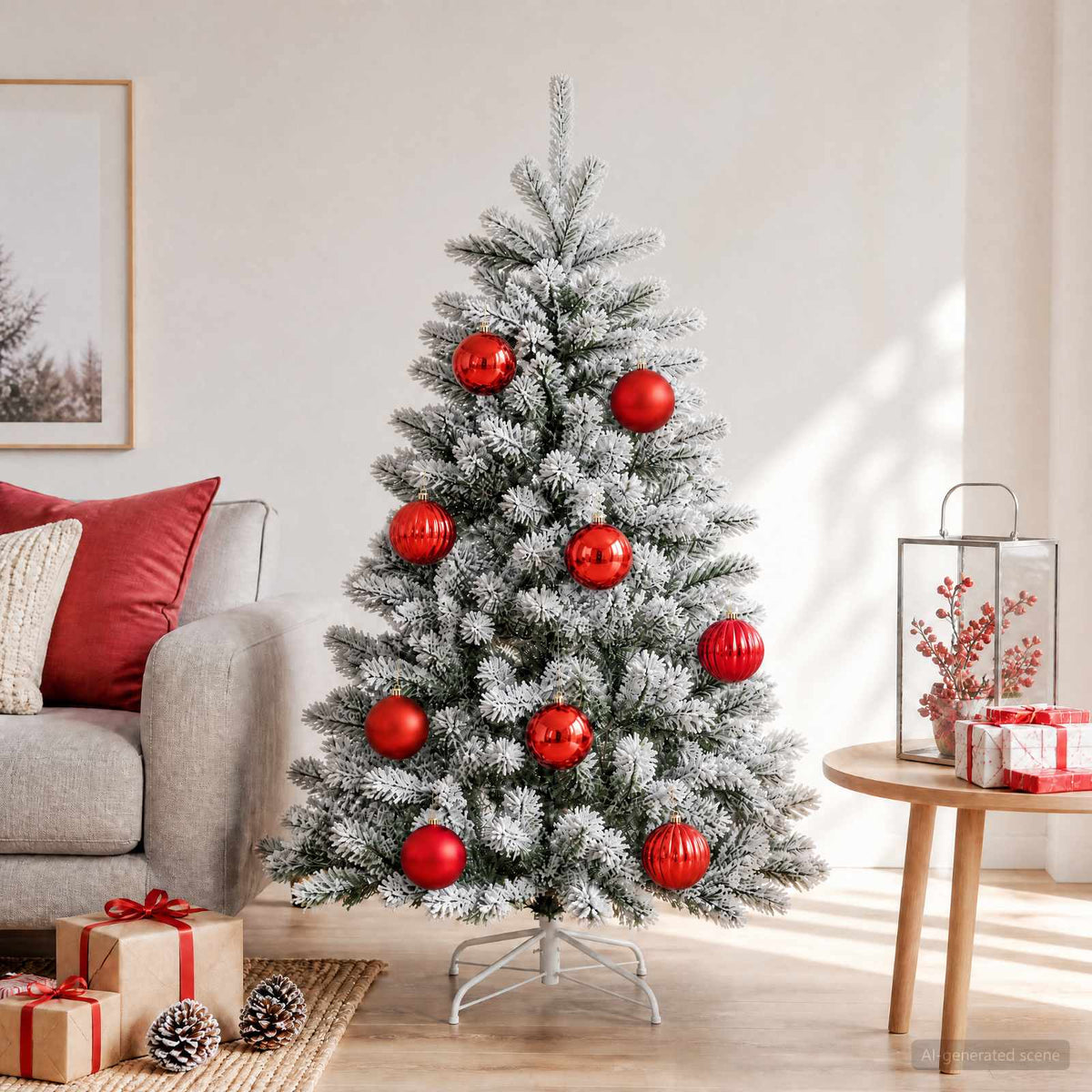 Kerstbalset XL 9 st Rood Ø 15 cm Kunststof is nu te koop bij PeponiXL, paradijselijk wonen!