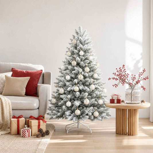 Kerstballen set 30 st Goud en wit Ø 6 cm Kunststof is nu te koop bij PeponiXL, paradijselijk wonen!