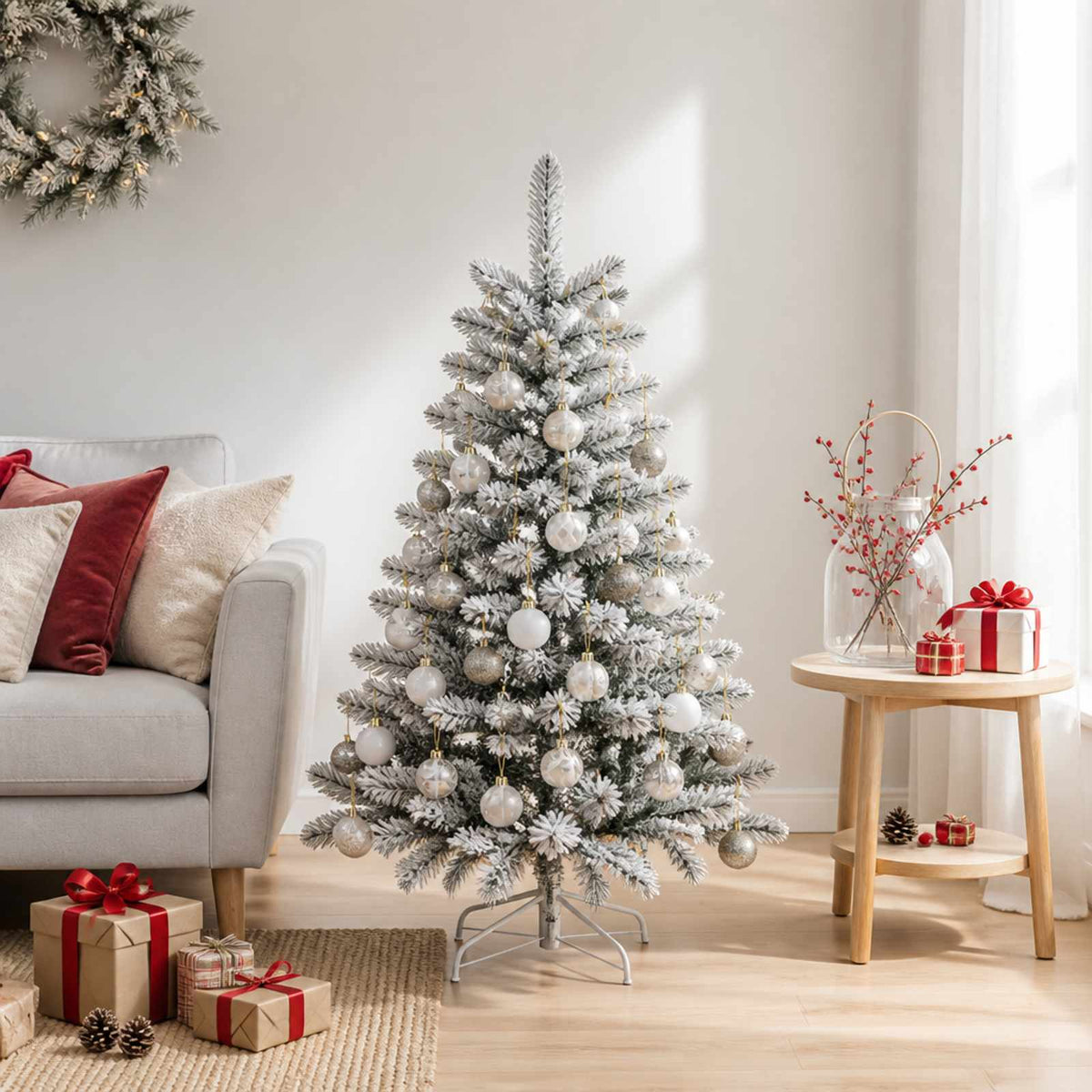 Kerstballen set 72 st Champagne en wit Diam. 3 cm Kunststof is nu te koop bij PeponiXL, paradijselijk wonen!
