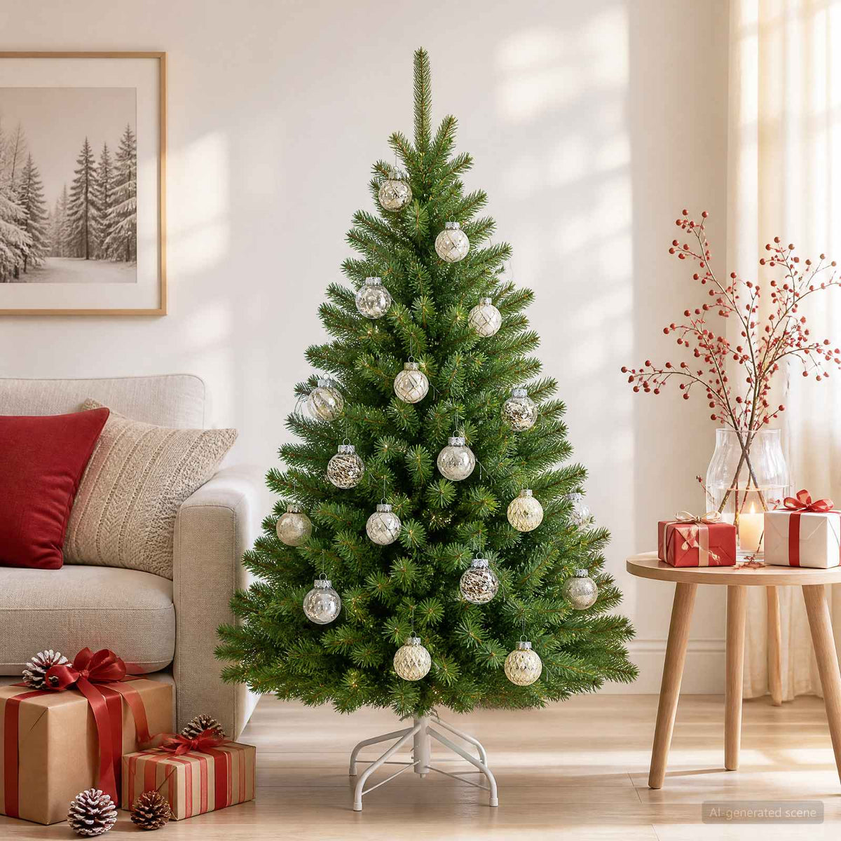 Kerstballen set 30 st champagne Ø 6 cm PET is nu te koop bij PeponiXL, paradijselijk wonen!