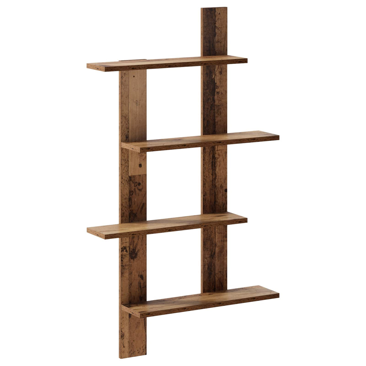 Wandplank Eikenhout 61 x 13,5 x 105 cm Bewerkt hout is nu te koop bij PeponiXL, paradijselijk wonen!