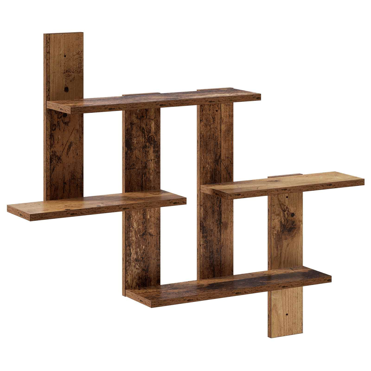 Wandplank Eikenhout 85 x 13,5 x 73,5 cm Bewerkt hout is nu te koop bij PeponiXL, paradijselijk wonen!